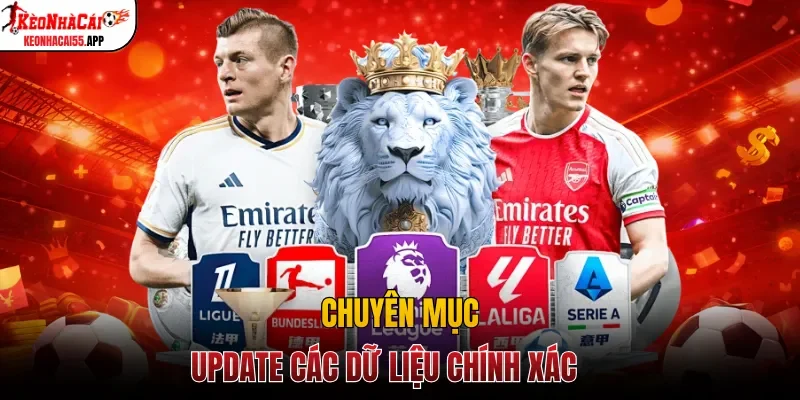 Chuyên mục update các dữ liệu chính xác