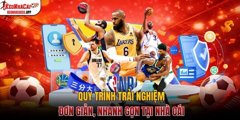 Quy trình trải nghiệm đơn giản nhanh gọn tại nhà cái